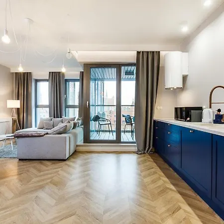 ,,centrum Stare ,, Widok Na Motlawe Gdansk