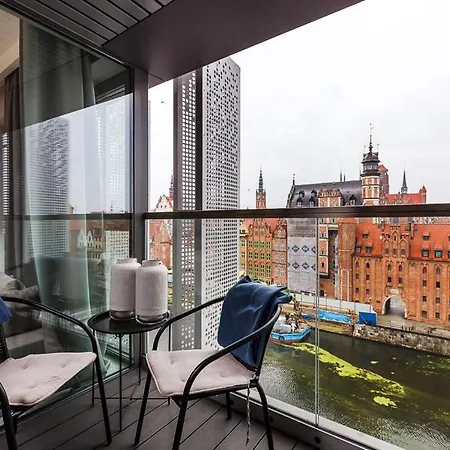 ,,centrum Stare ,, Widok Na Motlawe Lägenhet Gdańsk